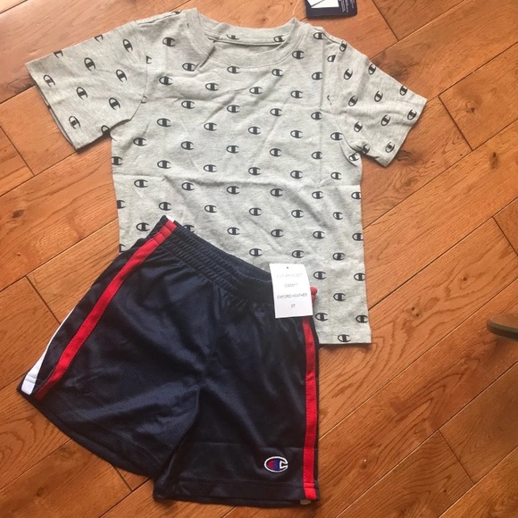 champion girl short sets